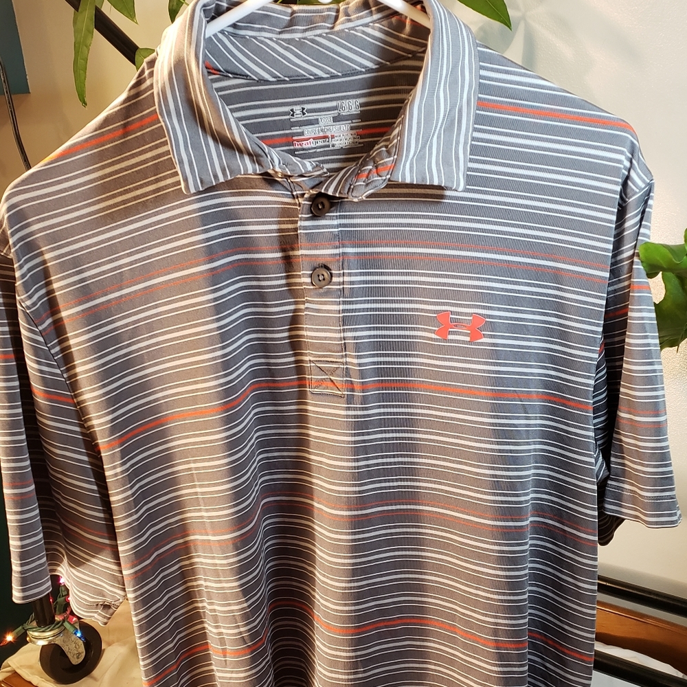Under Armour Men's Polo / Heatgear Line Sz. L
